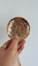 Load image into Gallery viewer, Hammered Brass Trinket Dish