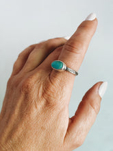 Load image into Gallery viewer, Horizon Sterling Silver Baja Turquoise Ring sz 8.5