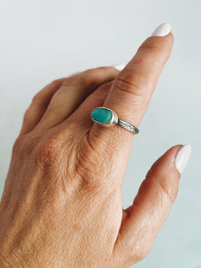 Horizon Sterling Silver Baja Turquoise Ring sz 8.5