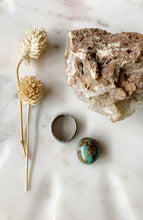Load image into Gallery viewer, Old Stock High Dome Turquoise ring in Sterling Silver