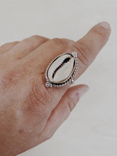 Load image into Gallery viewer, Sterling Silver with Cowrie Shell - FINISHED IN YOUR SIZE