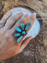 Load image into Gallery viewer, Sterling Silver SUNRISE with Baja and Kings Manassa Turquoise