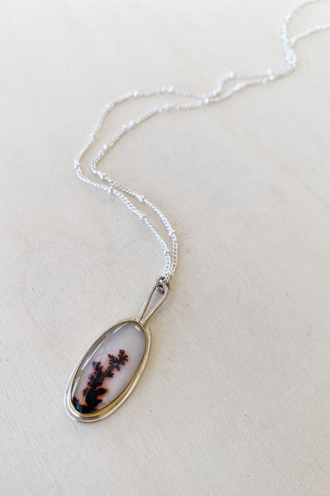 Dendritic Agate Pendant