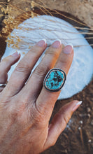 Load image into Gallery viewer, Sterling Silver with Old Stock Turquoise Ring SZ 7