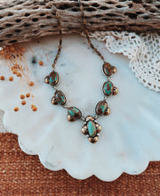 Load image into Gallery viewer, 7 Stone Lariat Style Necklace