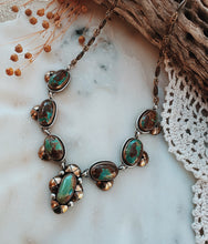 Load image into Gallery viewer, 7 Stone Lariat Style Necklace