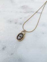 Load image into Gallery viewer, Mixed Metal Evil Eye Pendant