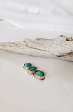Load image into Gallery viewer, Kings Manassa &amp; Baja Turquoise ring in Red Brass &amp; Sterling Silver