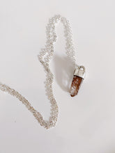 Load image into Gallery viewer, #5- Rutile Quartz Sterling Silver Talisman