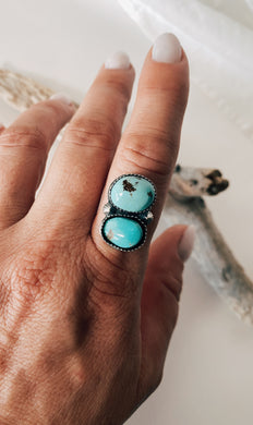 Baja Turquoise ring in Sterling Silver