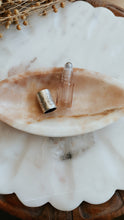 Load image into Gallery viewer, Sterling Silver Keepsake Peach Glass Rollerball Vial