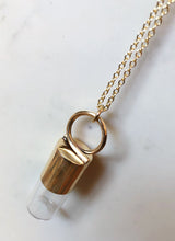 Load image into Gallery viewer, Made To Order | Lé Loop | Red Brass Rollerball Necklace