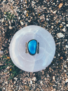 The Sonora ring with Egyptian Turquoise
