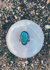 The Sonora ring with Tyrone Turquoise