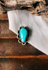 Morenci Turquoise ring in Sterling Silver